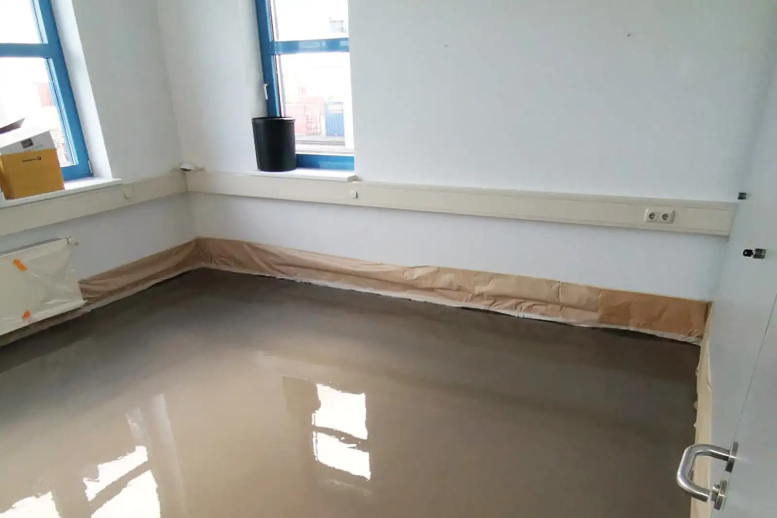 Fertig ausgeglichene Fläche